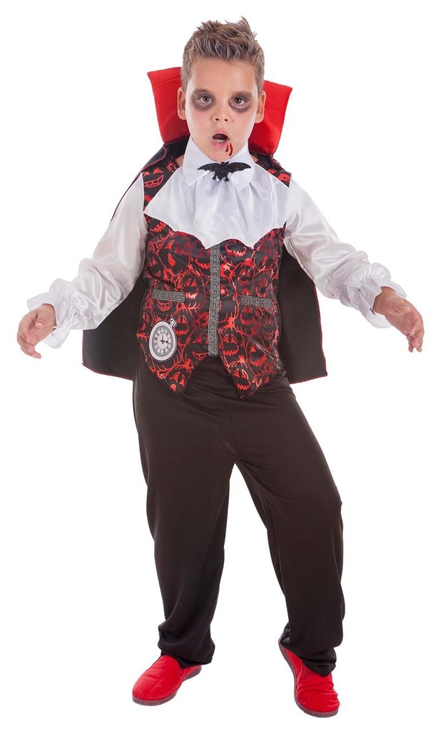 Disfraz Infantil Vampiro Arabescos T-S 3-6 Años