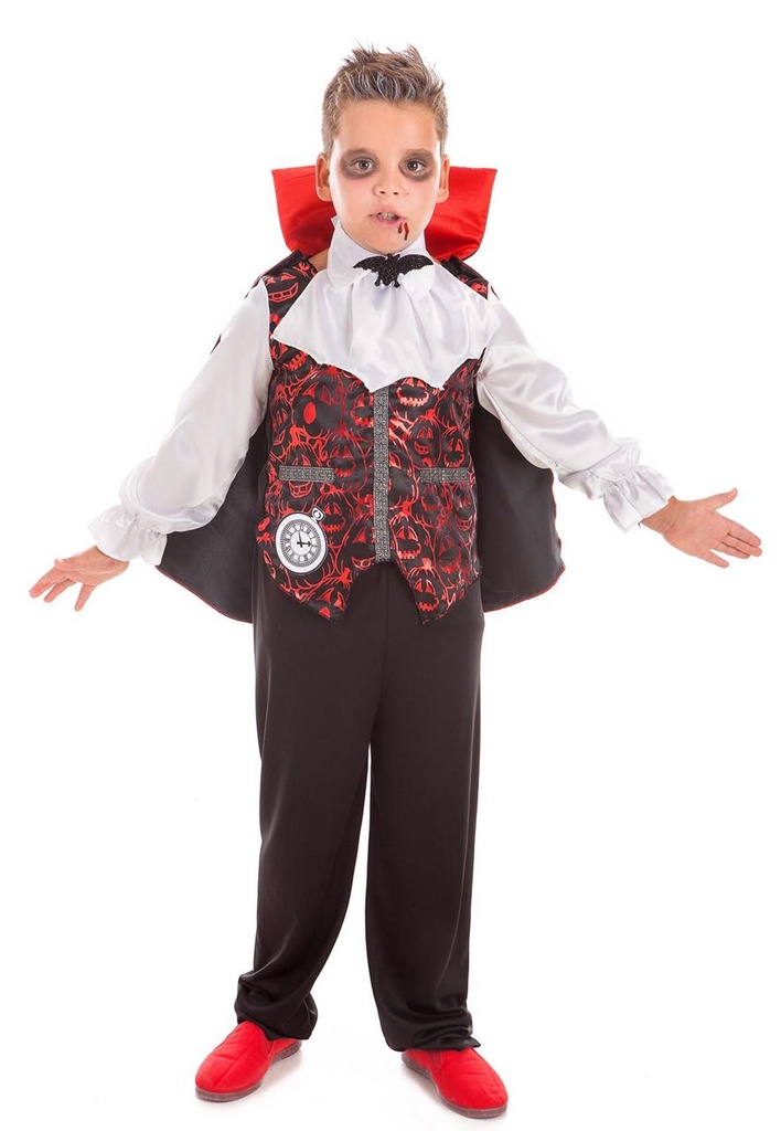 Disfraz Infantil Vampiro Arabescos T-M 7-9 Años