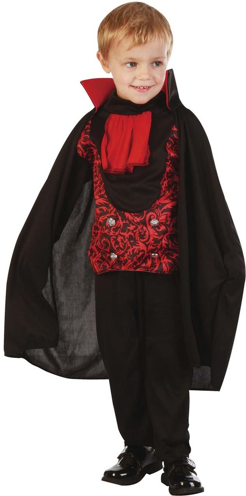 Disfraz Infantil Vampiro Danubio T-S 3-6 Años