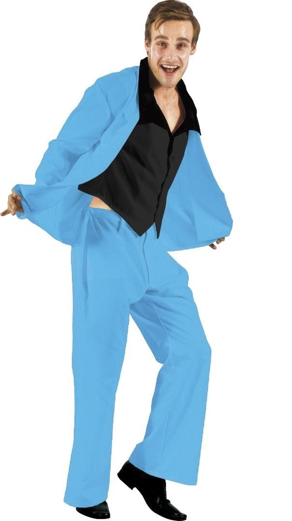 Disfraz Adulto  Traje Chaqueta Azul T-Xl Talla Xl