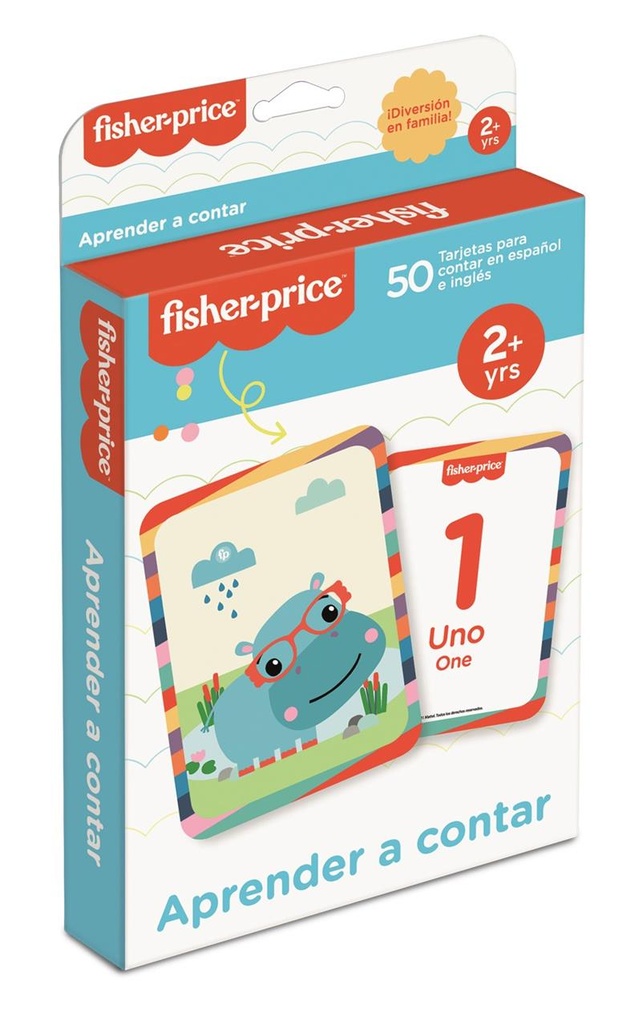 Juego Fisher Price Aprende a contar ¡prepárate para disfrutar con los números! 10x13,5x2 cm