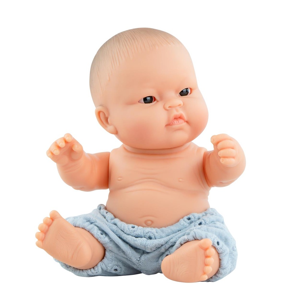 Muñeca Lucas Peque Asiático 21 Cm Estuche