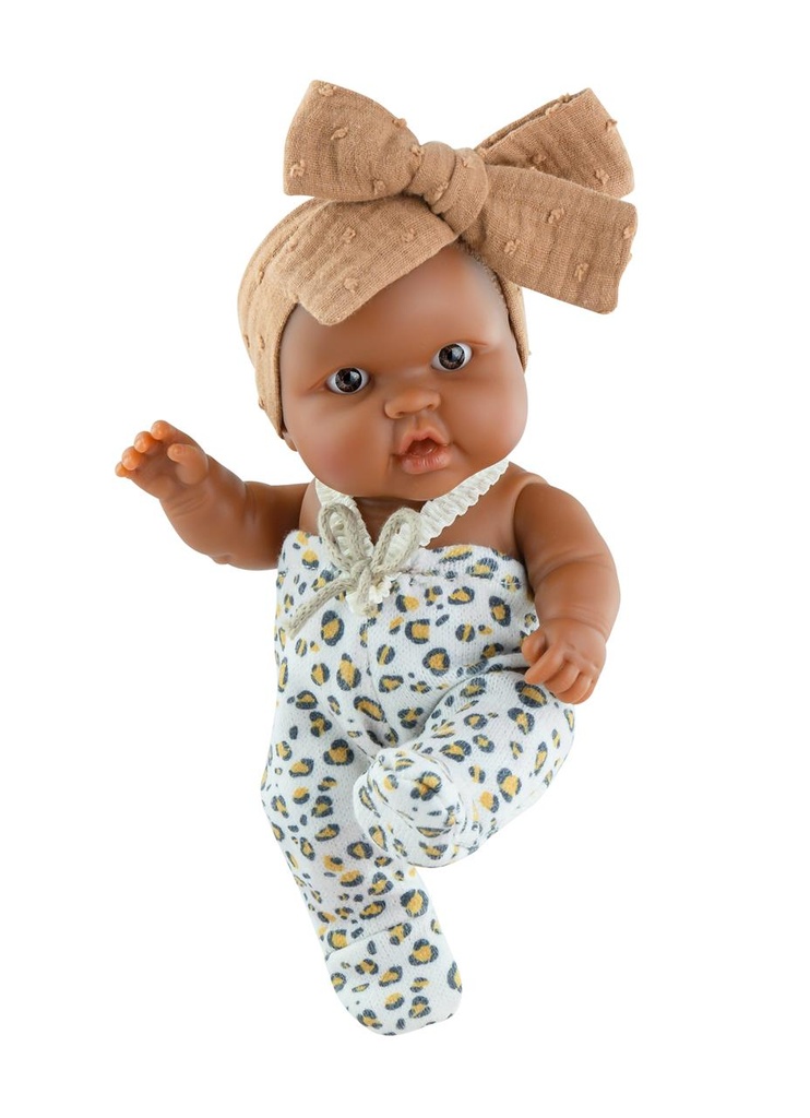 Muñeca Hebe Peque Mulata Estuche 21 Cm