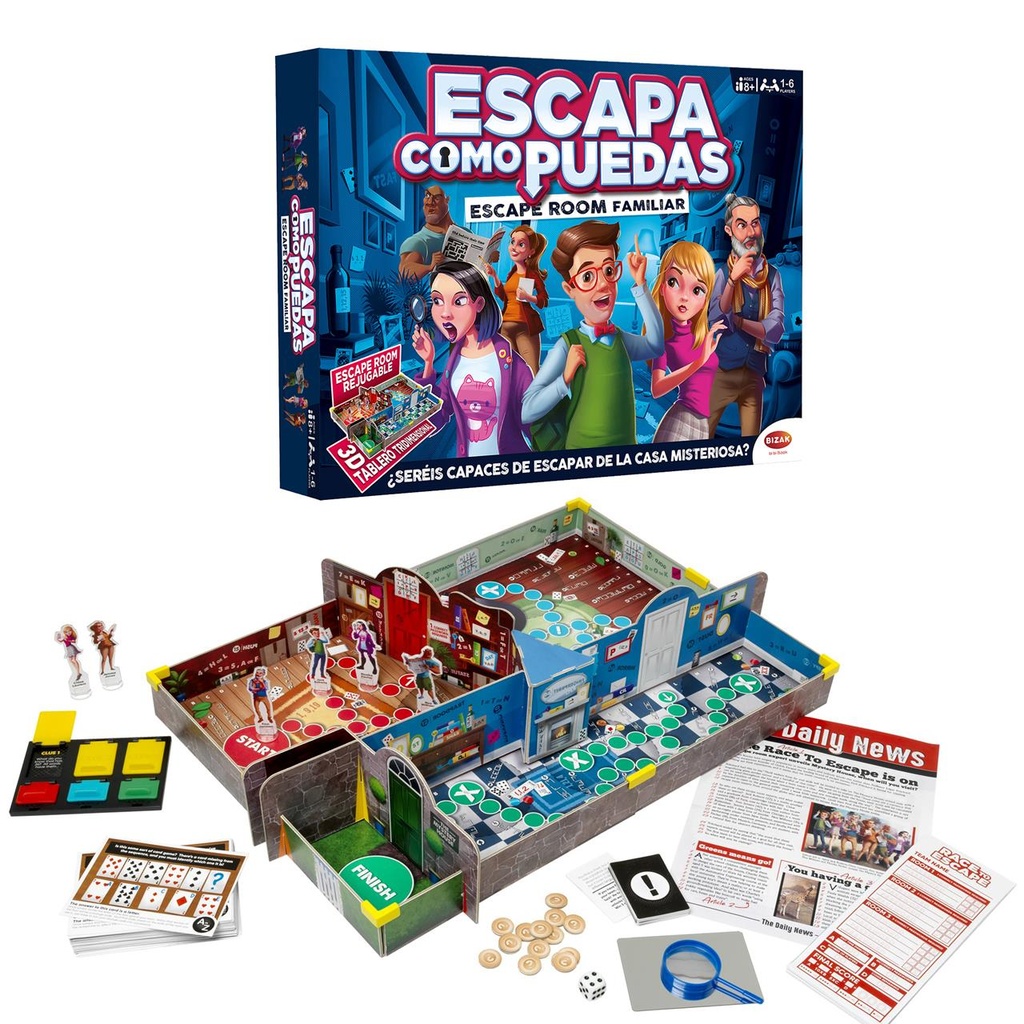 Juego Escapa Como Puedas. ¿Seréis capaces de escapar de la casa misteriosa?