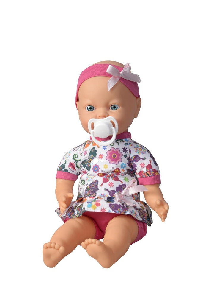 Muñeco Bebé Bubble Mariposas con Sonido 35 cm