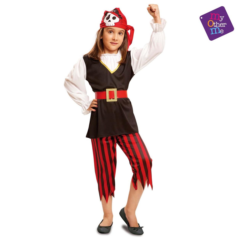 Disfraz  Pirata Calavera Talla 7-9 Y
