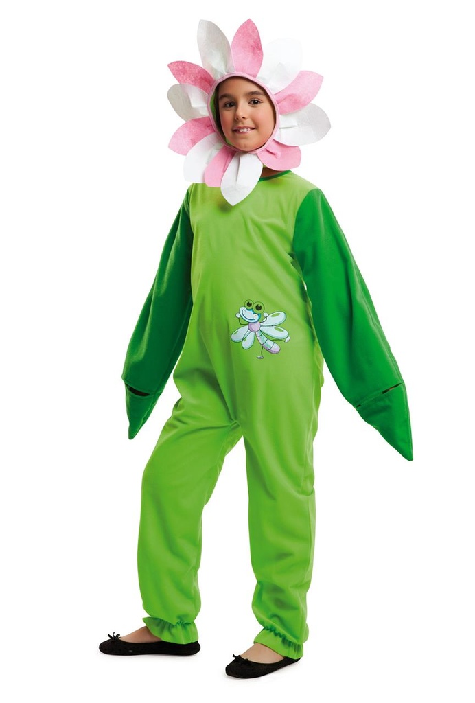 Disfraz Flor Libelula 7-9 Años (Mono Y Sombrero)