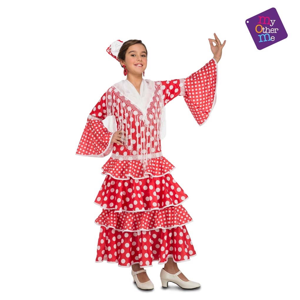 Disfraz  Flamenca Sevilla Talla 5-6 Y