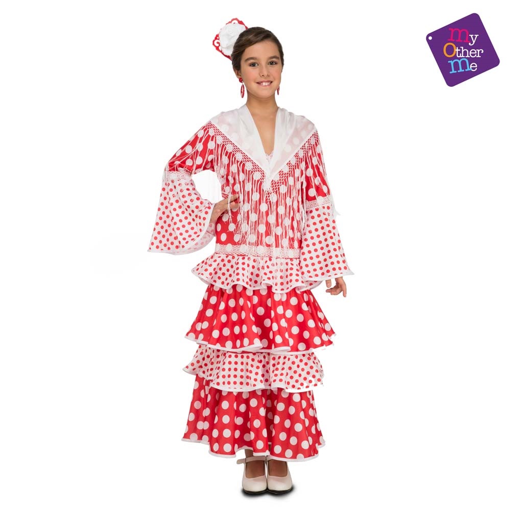Disfraz Flamenca Rocio 7-9 Años (Vestido (No Incluye Mantoncillo))