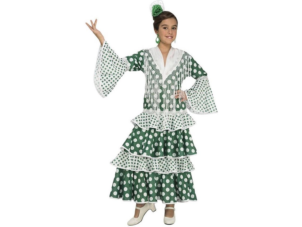 Disfraz Flamenca Feria 5-6 Años (Vestido (No Incluye Mantoncillo))