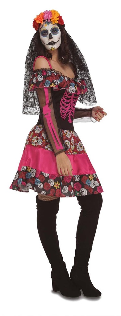 Disfraz  Día De Los Muertos Talla M-L