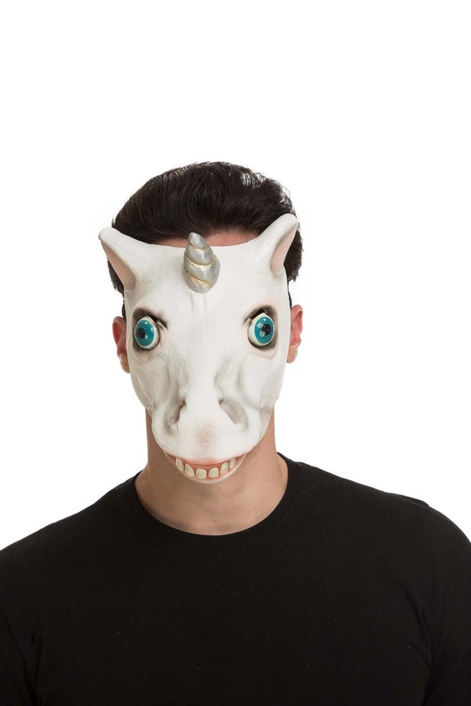 1/2 Unicorn Latex Mask