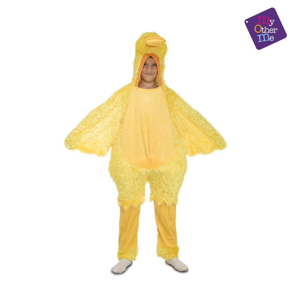 Disfraz Pato 10-12 Años Unisex (Mono Con Capucha)