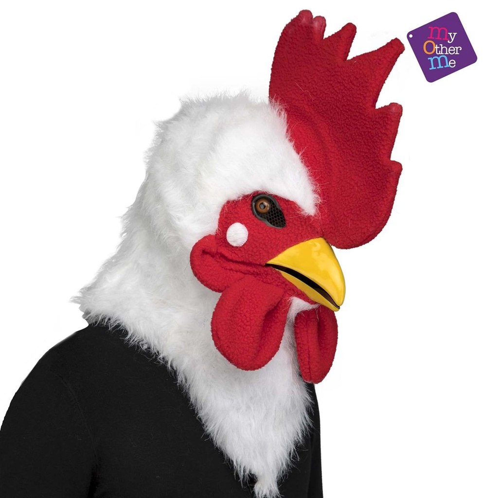 Máscara Con Mandíbula Móvil Gallo  One Size