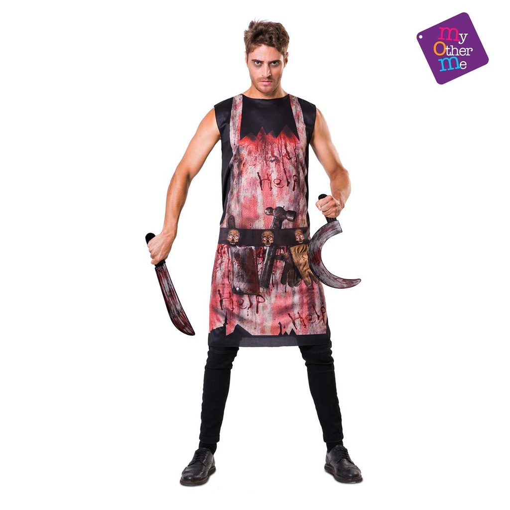 Disfraz Carnicero Sangriento Ml (Camiseta Larga)
