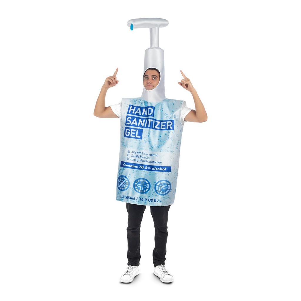Disfraz  Gel Hidroalcóholico Talla One Size Adult