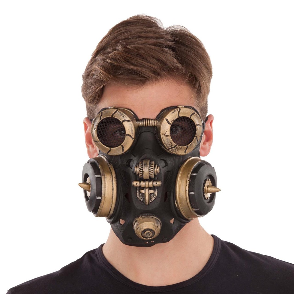 Steampunk Latex Mask  One Size