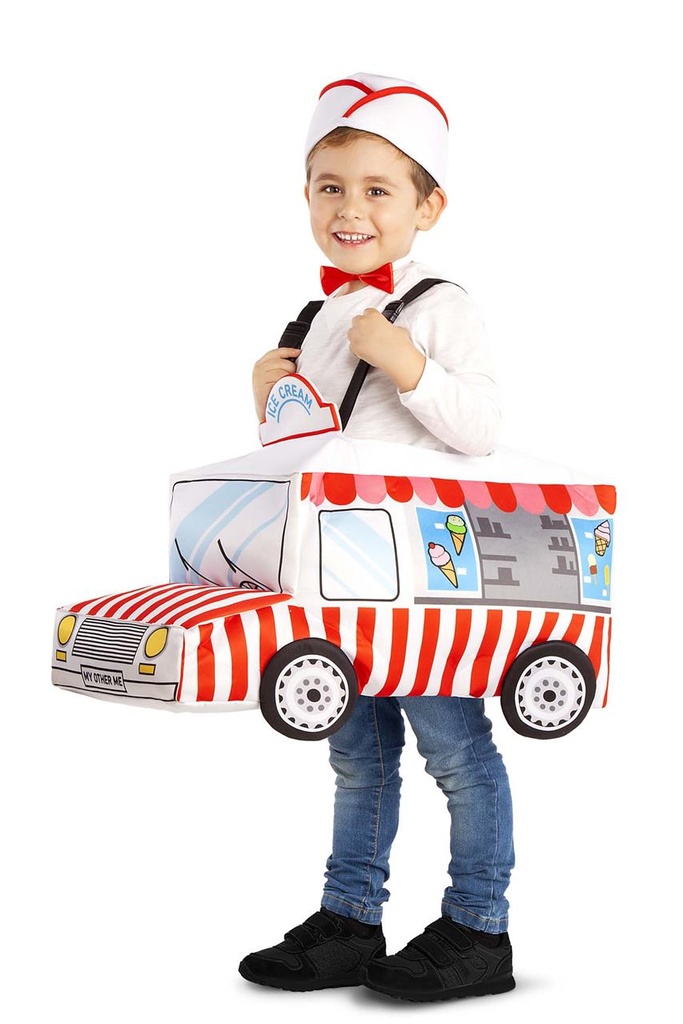 Disfraz  Ride-On Camión De Los Helados Talla One Size Child