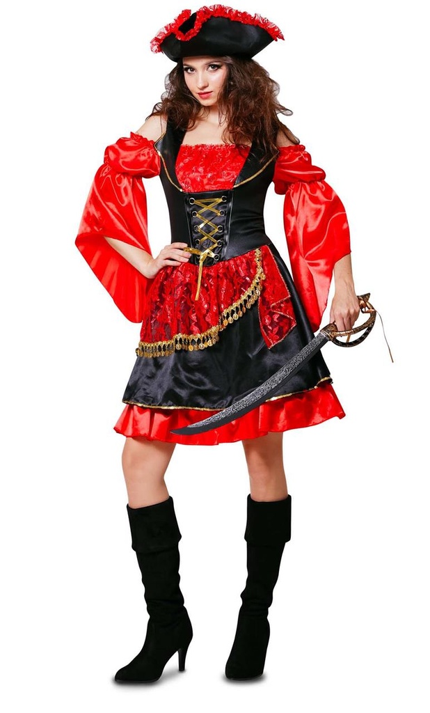 Disfraz  Pirata Descarada  Talla XL