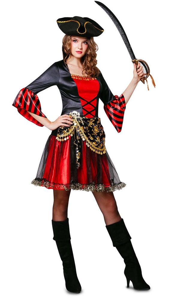 Disfraz  Belleza Pirata  Talla M-L