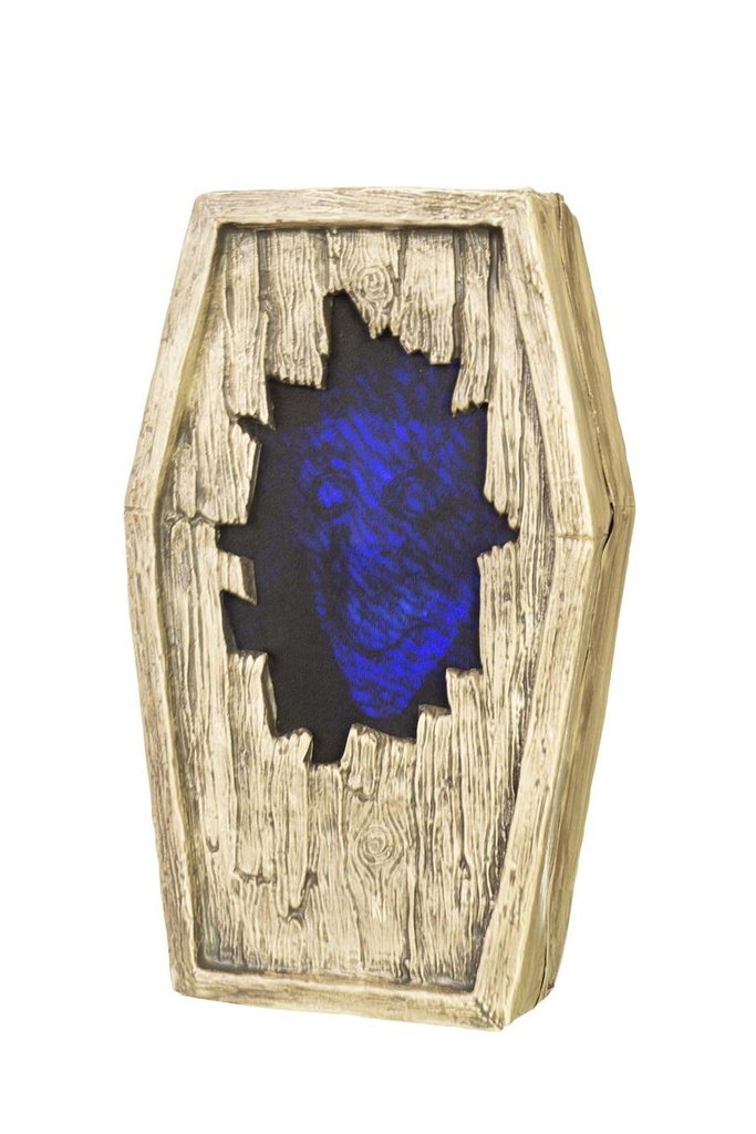 Ataud Animado Luz Azul  22 x 12 x 38 cm