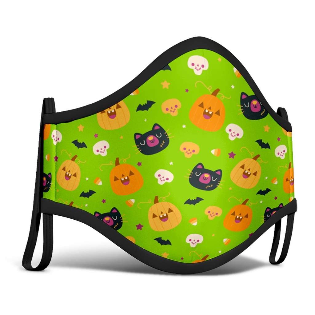 Mascarilla Pumkins & Cats 3-5 Años