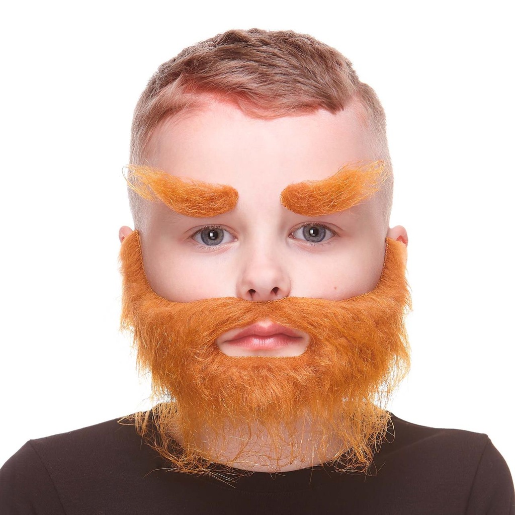 Bigote, Barba Y Cejas Infantil  One Size