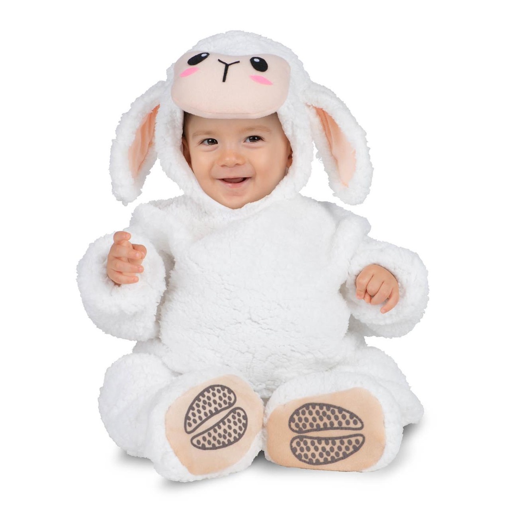 Disfraz  Ovejita Navidad Talla 7-12 M