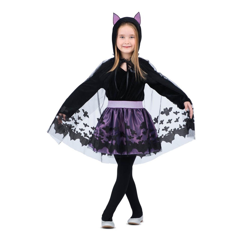 Disfraz  Murciélago Morado Talla 5-6 Y