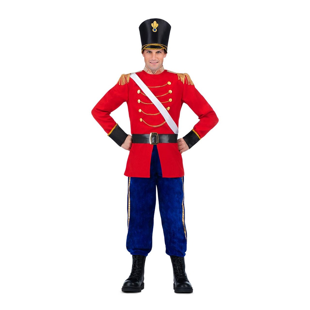 Disfraz Soldado De Juguete L (Chaqueta, cinturón, sombrero, pantalones y cubrebotas)