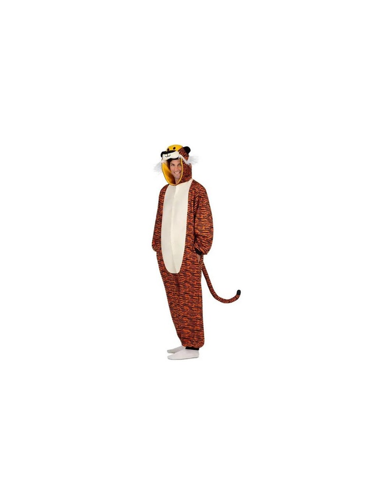 Disfraz Tigre Adult Small (Kigurumi con capucha y cola)