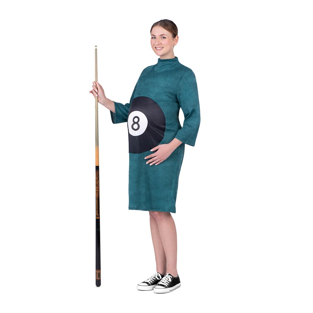 Disfraz Bola 8 talla unica Adult (Vestido)