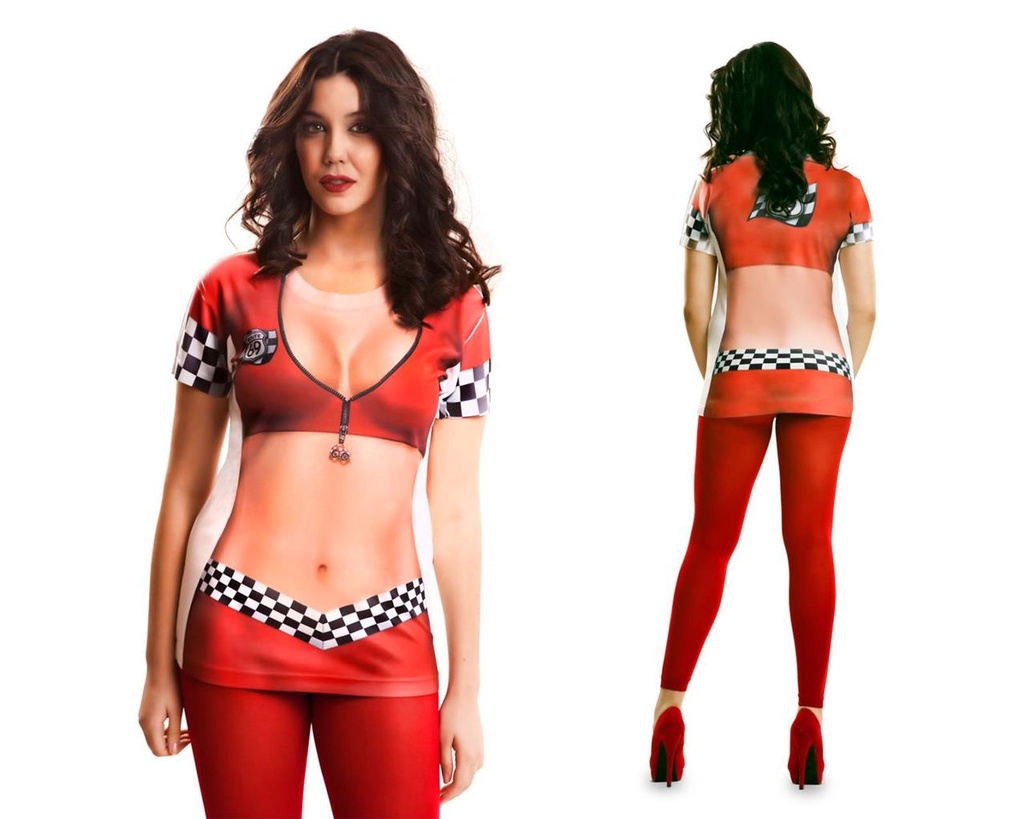 Disfraz Sexy Racing S (Camiseta)