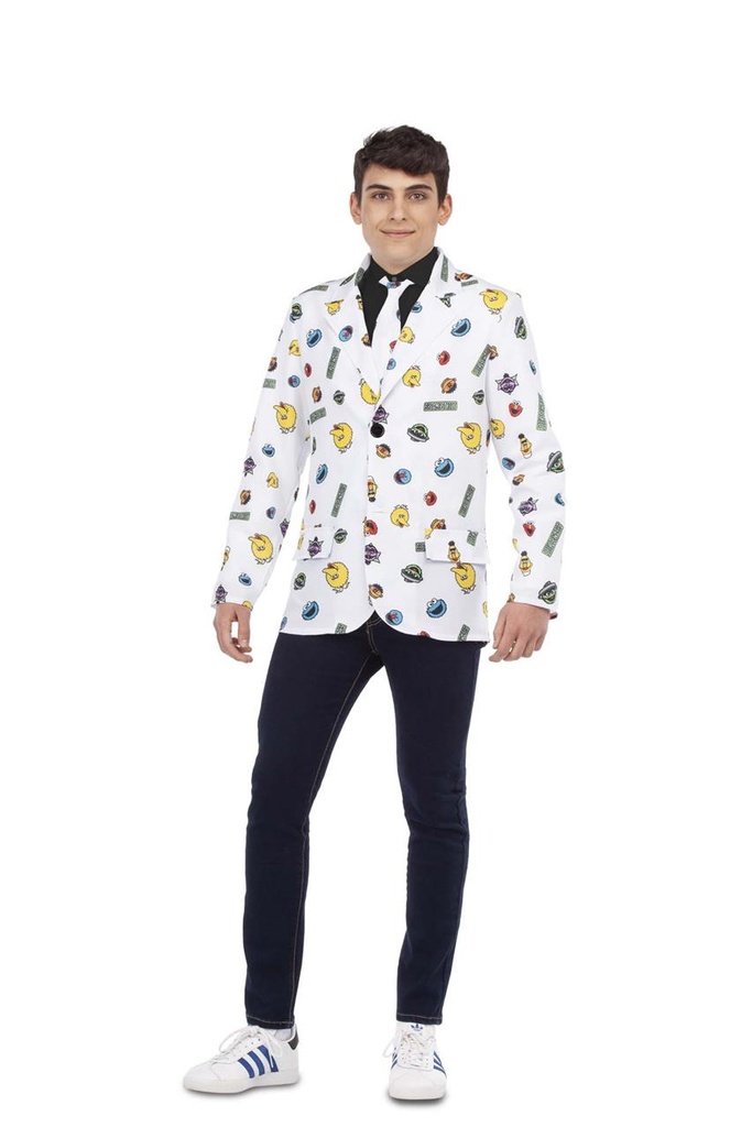 Disfraz  Sesame Street Chaqueta Talla S