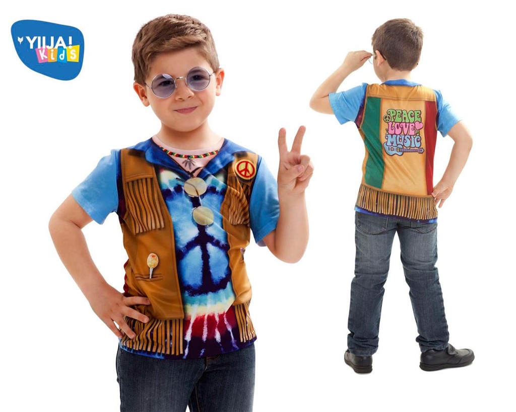 Camiseta Hippie Boy 6-8 Años