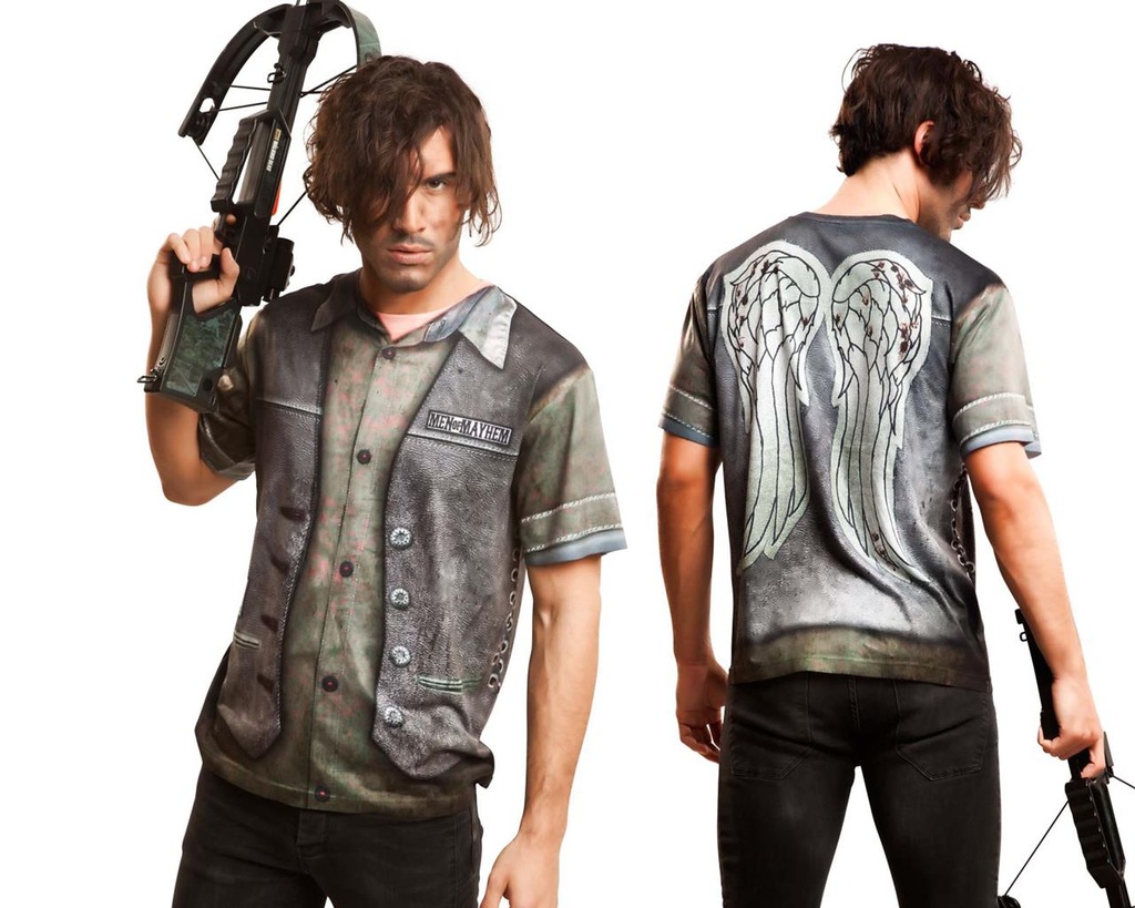 Disfraz Motorbiker S (Camiseta)