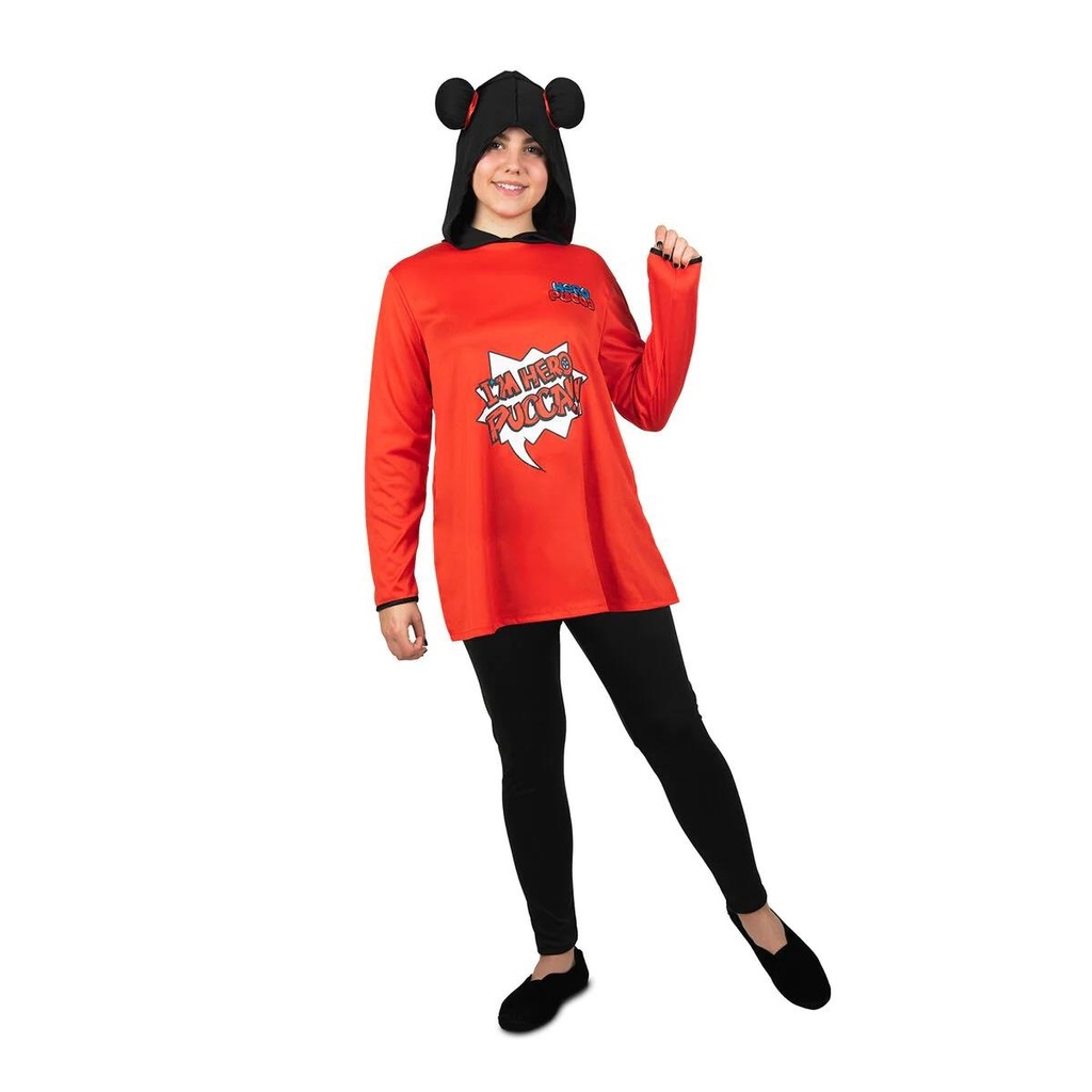 Disfraz  Pucca Con Capucha Talla S