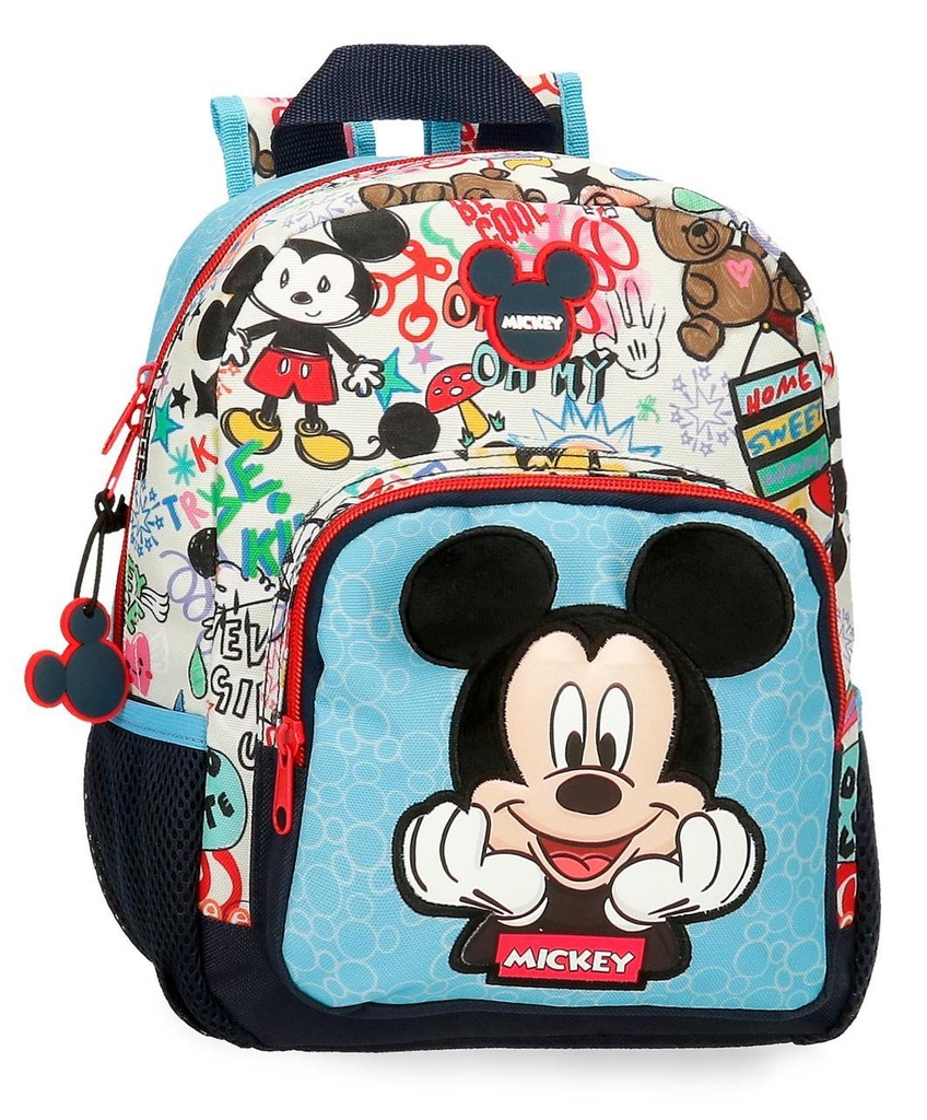 Mochila Adaptable a carro Mickey Be Cool 23x28x10cm