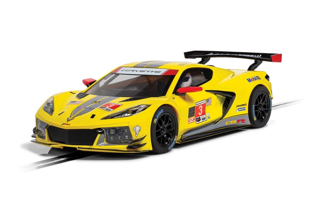 Coche Scalextric Chevrolet Corvette C8R Garcia Con Luz en los faros. 18X9X9Cm