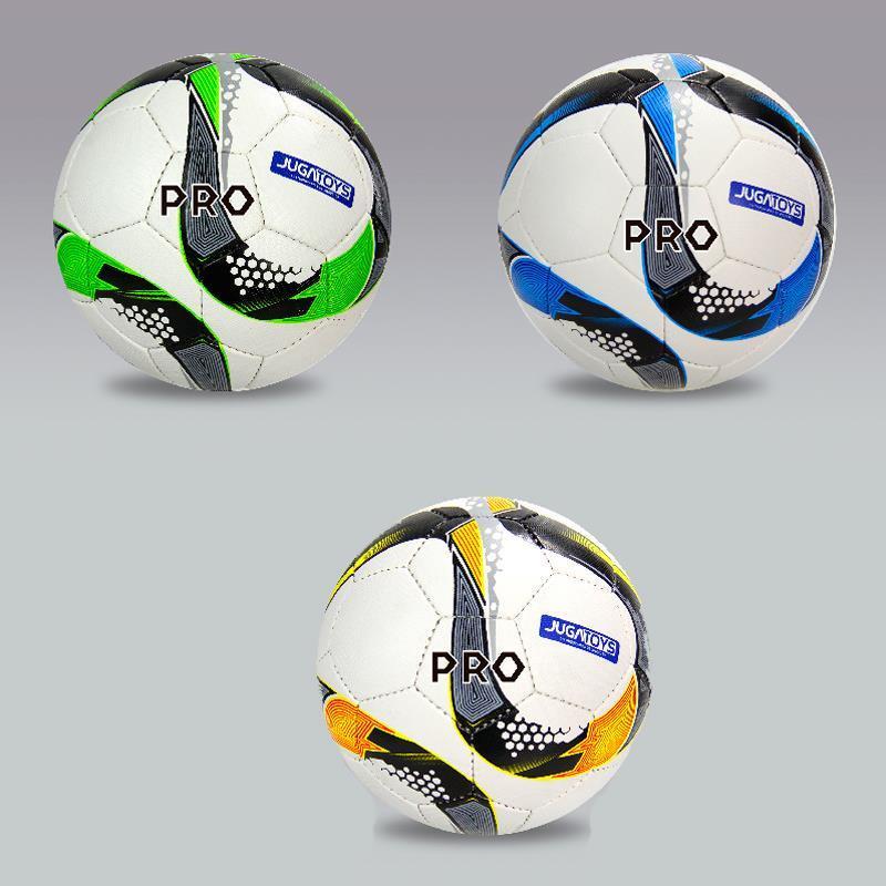 Balón Fútbol Pro, 230mm, 3 colores sdos.  - Modelos surtidos