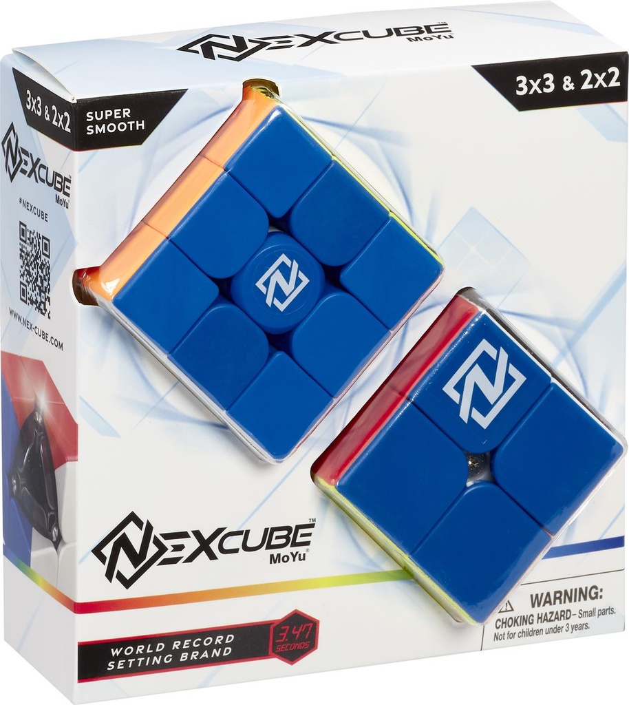 Cubonexcube 3X3 + 2X2 Clasico. 12,70X5,50X13Cm
