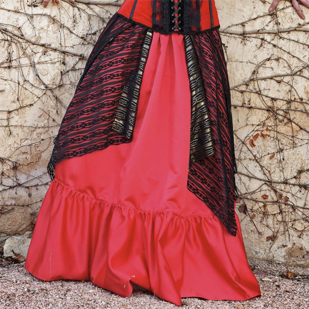 Disfraz Adulto Falda Roja Maruxa - Talla S