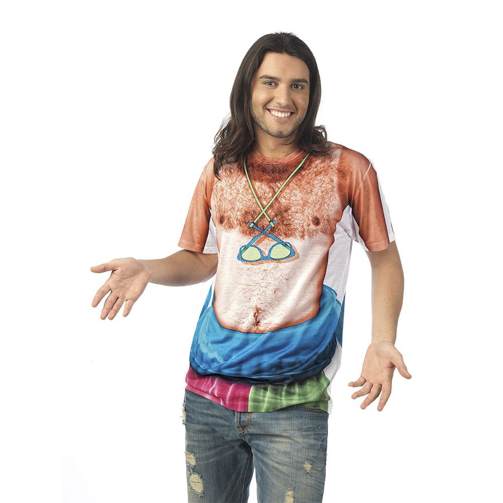Disfraz Adulto Camiseta Playa Flotador Hombre - Talla Xl
