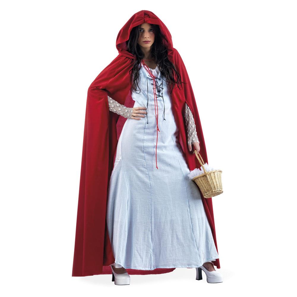 Disfraz Adulto Caperucita Neogotica Celeste (S) - Talla M