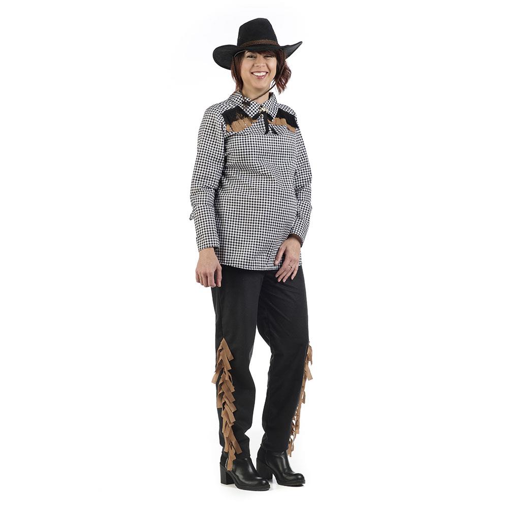 Disfraz Adulto Vaquera Premama - Talla M