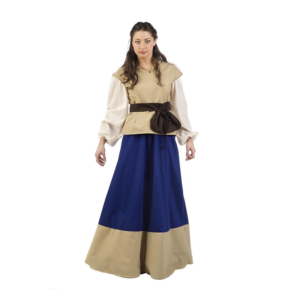 Disfraz Adulto Medieval Justa Algodon - Talla S