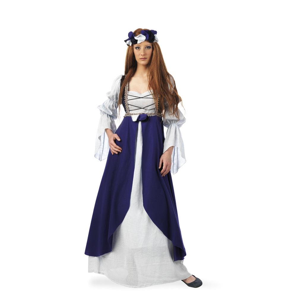 Disfraz Adulto + Clarisa Medieval Azul (Bs) - Talla Xl
