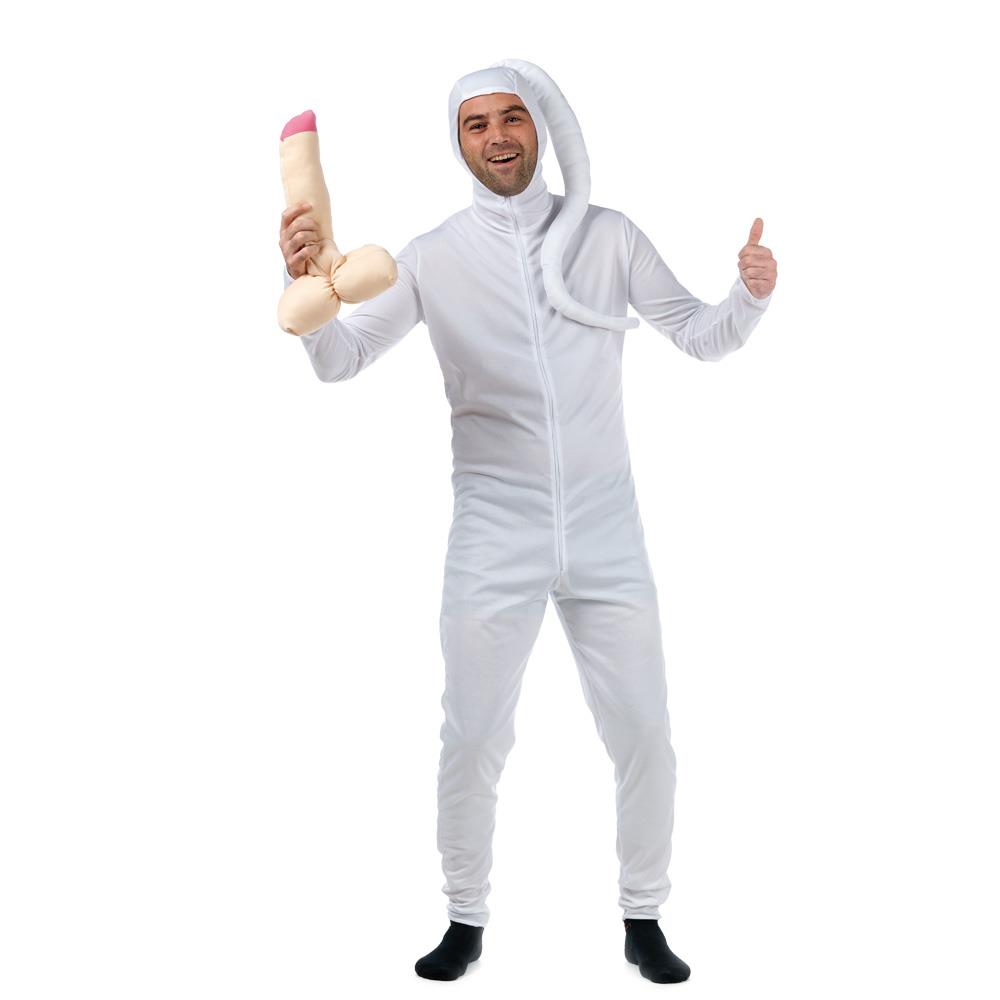 Disfraz Adulto Esperma Crazy (R) - Talla L
