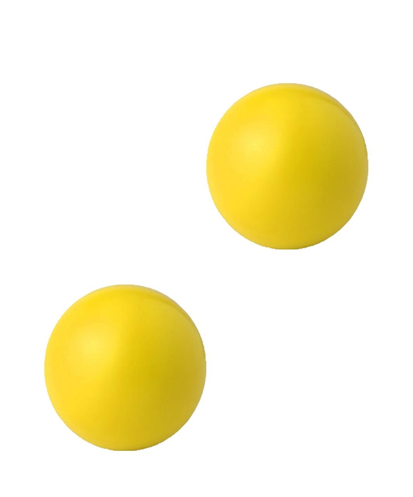 Pelota Eva para palas de playa 6 cm diametro.Set con 2 Pelotas. - Modelos surtidos