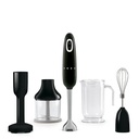 SMEG HAND BLENDER BLACK WITH ACCESSORIES HBF22BLEU